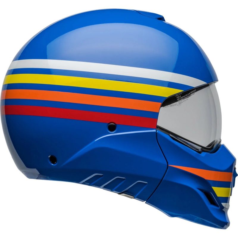 Bell Broozer Gloss Prime – Casco de moto azul brillante