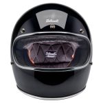 Biltwell Gringo – Casco integral de moto negro brillo, ECE 22.06