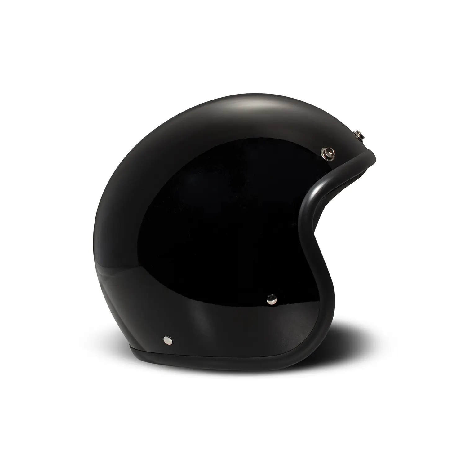 DMD Retro Solid – Casco jet de moto negro brillo, ECE 22.06 DMD Retro Solid – Casco jet de moto negro brillo, ECE 22.06