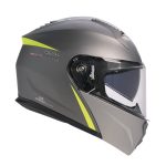 Garibaldi G100 Dual – Casco modular de moto con intercomunicador Bluetooth