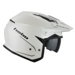 Hebo Zone 5 Monocolor – Casco de trial de moto blanco, ECE 22.06