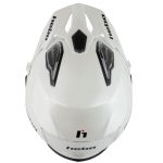 Hebo Zone 5 Monocolor – Casco de trial de moto blanco, ECE 22.06