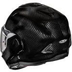 HJC F100 Carbon – Casco modular de moto negro, ECE 22.06