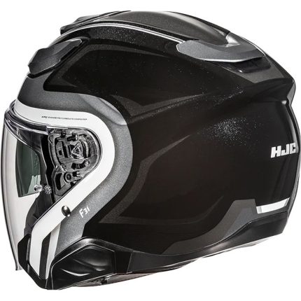 HJC F31 Bask MC5 – Casco jet de moto, ECE 22.06