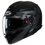 HJC RPHA 91 Abbes – Casco modular de moto negro, ECE 22.06