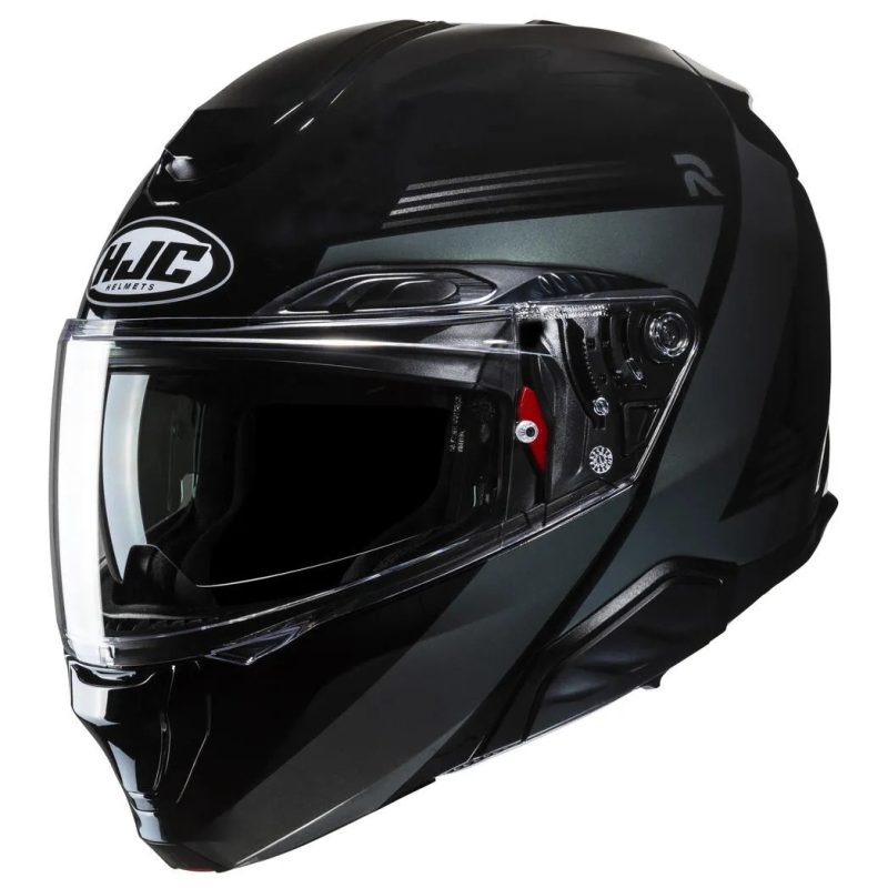 HJC RPHA 91 Abbes – Casco modular de moto negro, ECE 22.06