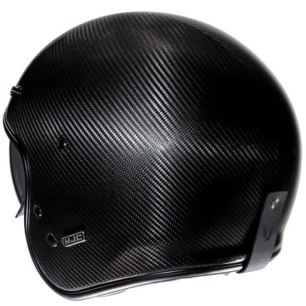 HJC V31 Carbon – Casco jet de moto negro, ECE 22.06