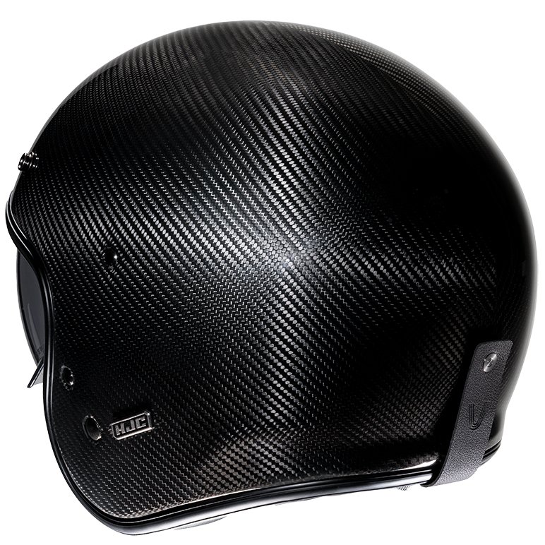 HJC V31 Carbon – Casco jet de moto negro, ECE 22.06