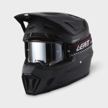 Leatt Moto 7.5 – Kit casco de motocross negro con gafas, ECE 22.06