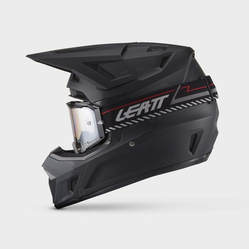Leatt Moto 7.5 – Kit casco de motocross negro con gafas, ECE 22.06