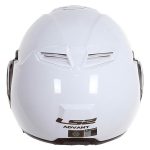 LS2 FF906 Advant Solid – Casco modular de moto blanco, ECE 22.06
