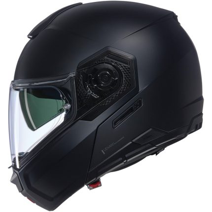 Nolan N90-3 Classico – Casco modular de moto negro mate, ECE 22.06