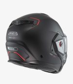 NZI Fastback Duo Solid – Casco modular de moto negro mate, ECE 22.06