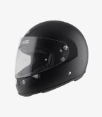 NZI Street Track 4 Solid – Casco integral de moto negro mate, ECE 22.05