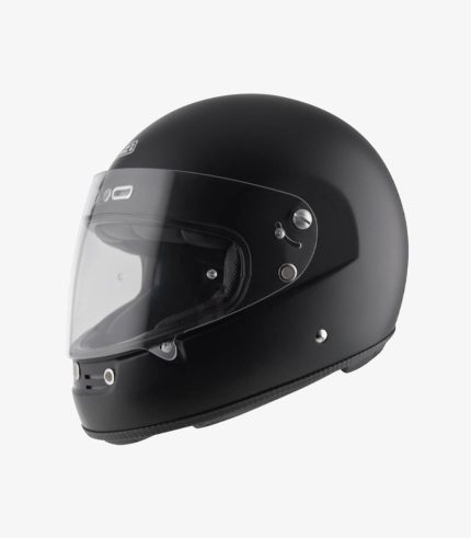 NZI Street Track 4 Solid – Casco integral de moto negro mate, ECE 22.05