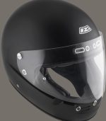 NZI Street Track 4 Solid – Casco integral de moto negro mate, ECE 22.05