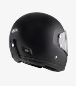 NZI Street Track 4 Solid – Casco integral de moto negro mate, ECE 22.05