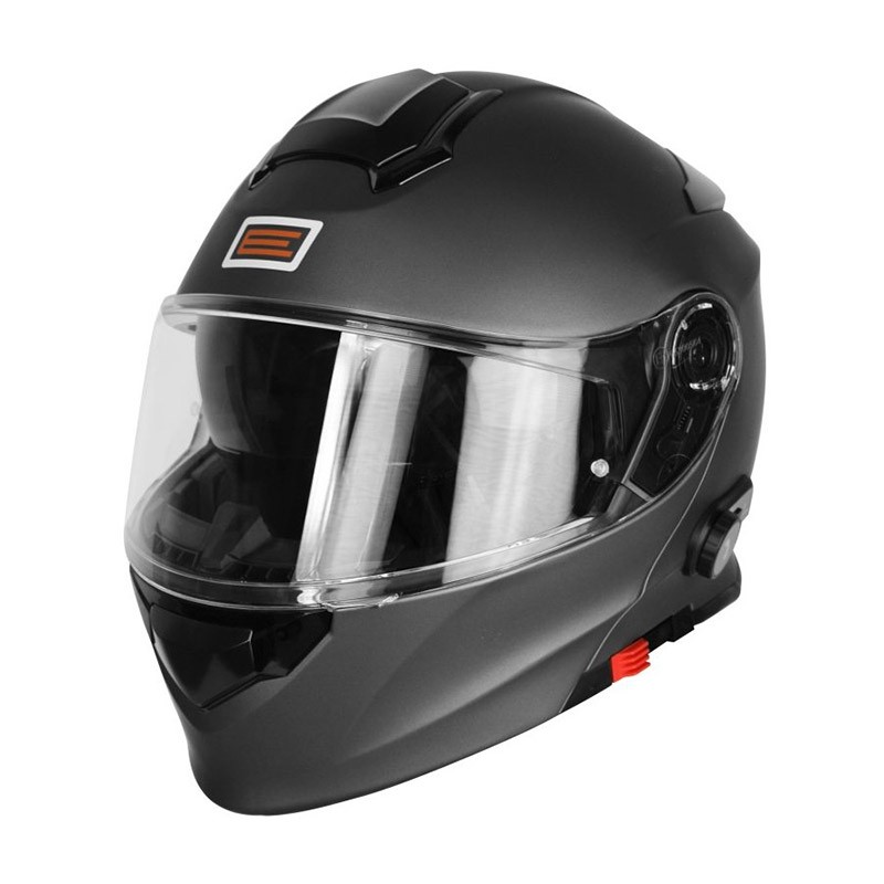 Origine Delta BT Solid – Casco modular de moto titanio mate, ECE 22.06