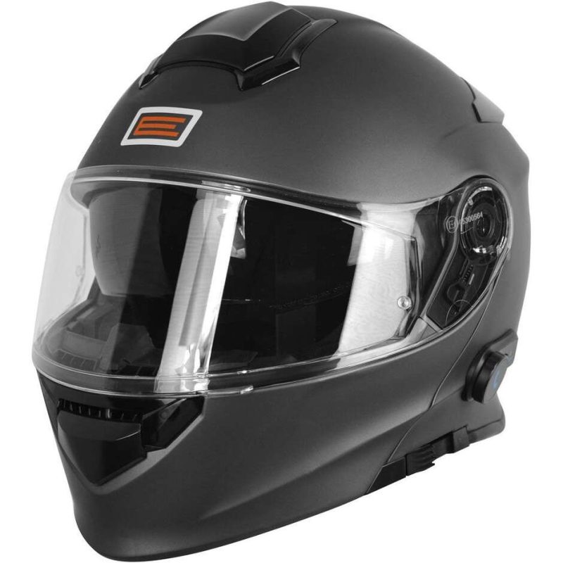 Origine Delta BT Solid – Casco modular de moto titanio mate, ECE 22.06