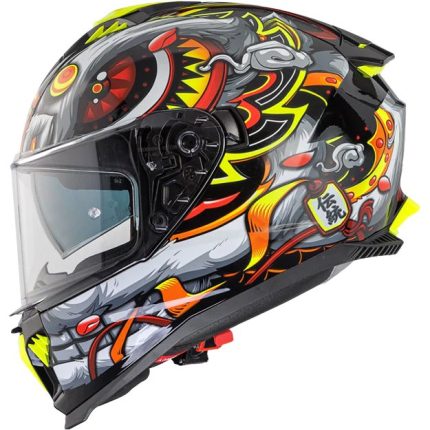 Premier Typhoon LY 12 – Casco integral de moto, ECE 22.06