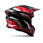 Raven Morphous – Casco de motocross negro brillante / rojo, ECE 22.06