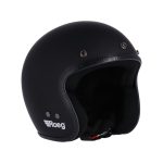 Roeg Jett Solid – Casco jet de moto negro mate, ECE 22.06