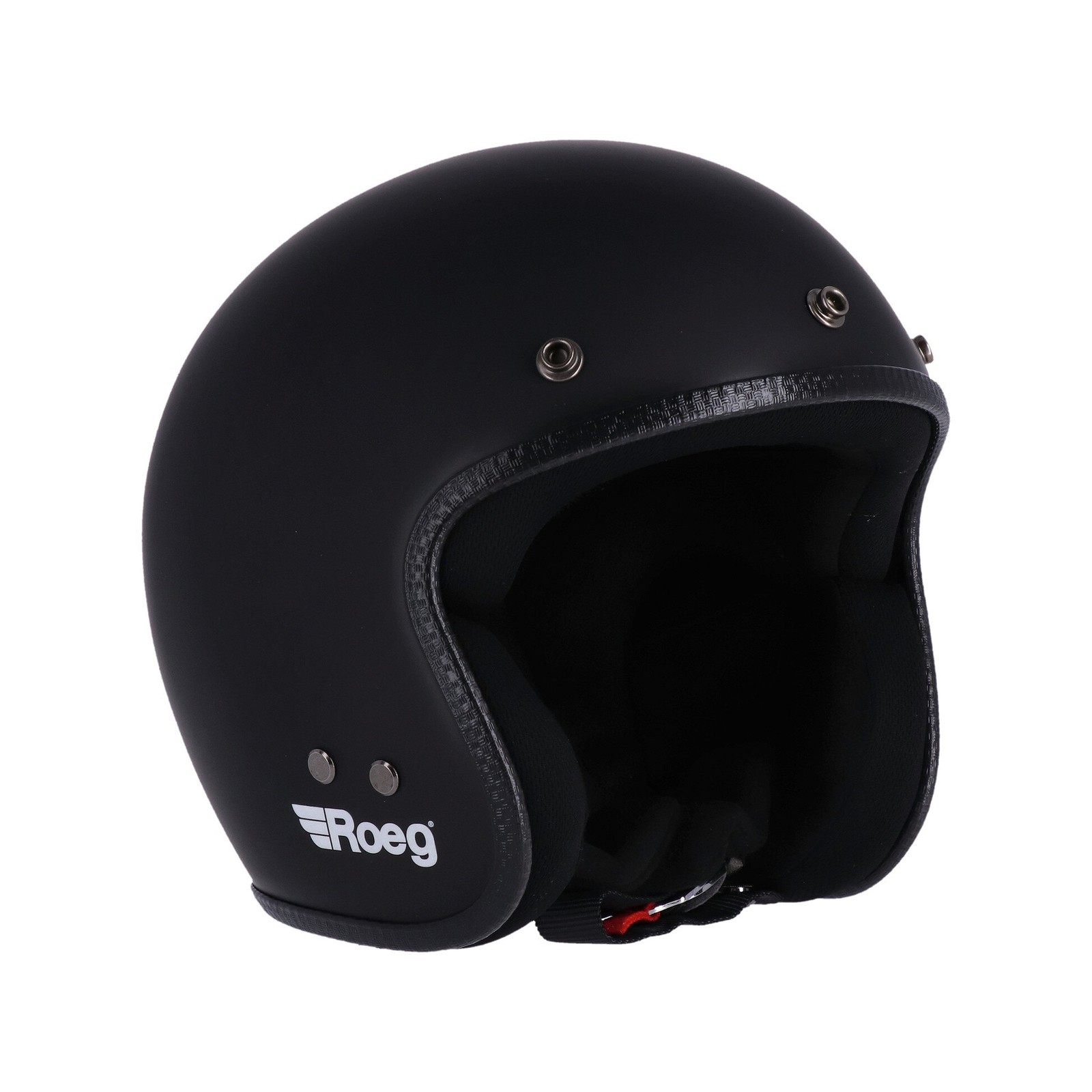 Roeg Jett Solid – Casco jet de moto negro mate, ECE 22.06 Roeg Jett Solid – Casco jet de moto negro mate, ECE 22.06