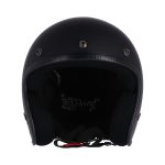 Roeg Jett Solid – Casco jet de moto negro mate, ECE 22.06