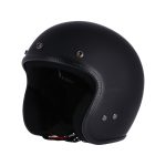 Roeg Jett Solid – Casco jet de moto negro mate, ECE 22.06