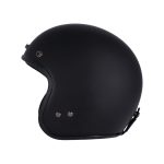 Roeg Jett Solid – Casco jet de moto negro mate, ECE 22.06