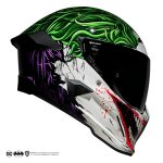 Ruroc Atlas 4.0 Carbon The Joker – Casco integral de moto blanco / verde / negro, ECE 22.06