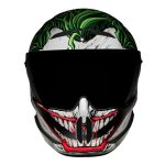 Ruroc Atlas 4.0 Carbon The Joker – Casco integral de moto blanco / verde / negro, ECE 22.06