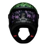 Ruroc Atlas 4.0 Carbon The Joker – Casco integral de moto blanco / verde / negro, ECE 22.06