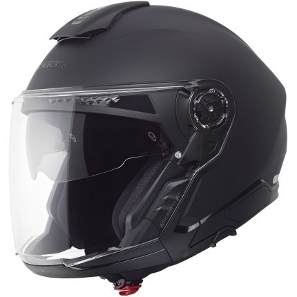 Schuberth J2 – Casco jet de moto negro mate, ECE 22.06