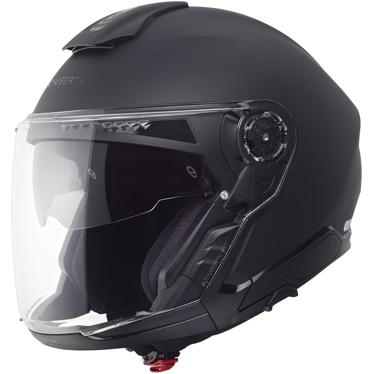 Schuberth J2 – Casco jet de moto negro mate, ECE 22.06 Schuberth J2 – Casco jet de moto negro mate, ECE 22.06
