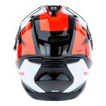 Scorpion ADF-9000 Air Trail – Casco integral de moto negro / rojo, ECE 22.06