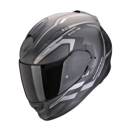 Scorpion Exo-491 Kripta – Casco integral de moto negro mate, ECE 22.05