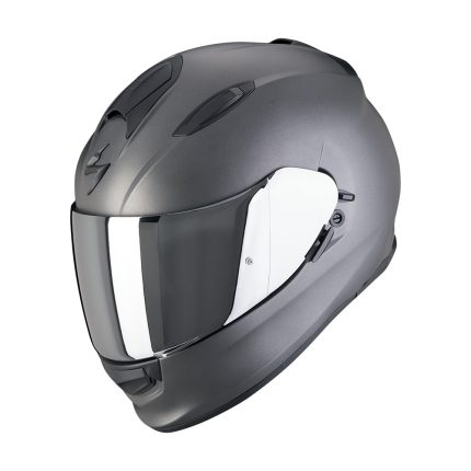 Scorpion EXO-491 Solid – Casco integral de moto antracita mate, ECE 22.06