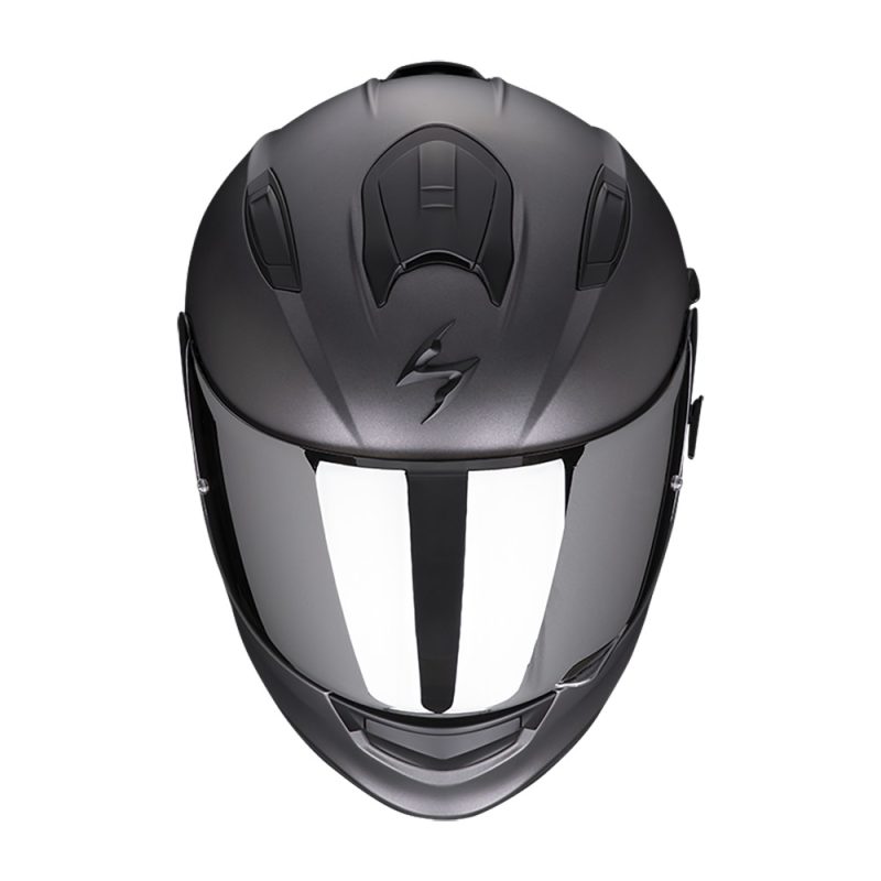 Scorpion EXO-491 Solid – Casco integral de moto antracita mate, ECE 22.06