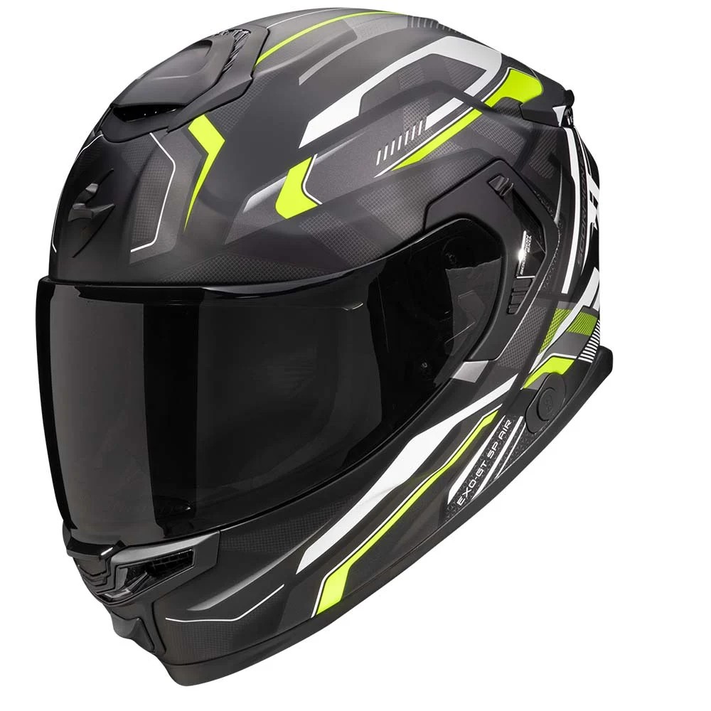 Scorpion EXO-GT SP Air Augusta – Casco integral de moto amarillo/negro mate, ECE 22.06 Scorpion EXO-GT SP Air Augusta – Casco integral de moto amarillo/negro mate, ECE 22.06