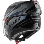Shark Oxo Rydger – Casco modular de moto antracita mate / azul / negro, ECE 22.06