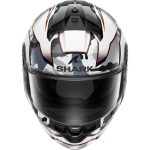 Shark Ridill 2 TLD Matrix – Casco integral de moto blanco / plata / rojo, ECE 22.06