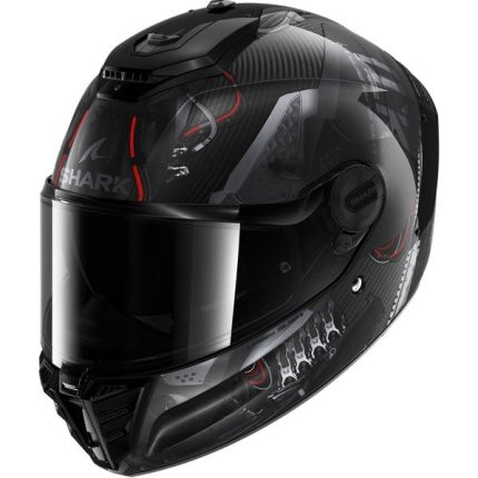 Shark Spartan RS Xbot – Casco integral de moto carbono / antracita, ECE 22.06