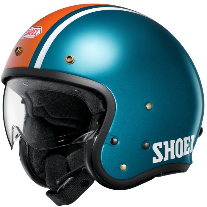 Shoei J·O 2 Aventure TC2 – Casco jet de moto, ECE 22.06