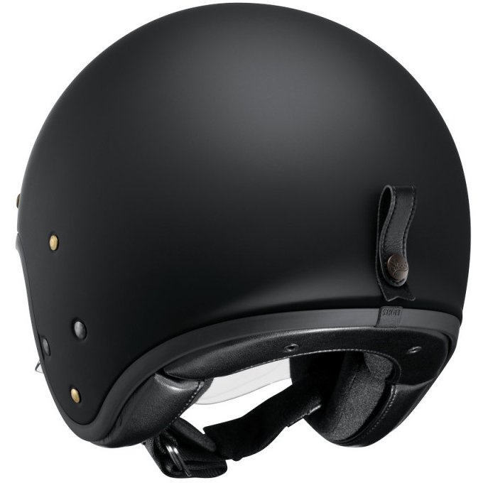 Shoei J·O 2 – Casco jet de moto negro mate, ECE 22.06