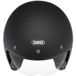 Shoei J·O 2 – Casco jet de moto negro mate, ECE 22.06