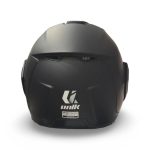 Unik Spectrum DV Solid – Casco modular de moto negro mate, ECE 22.06